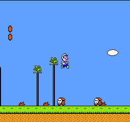 Super Mario Bros. 2 (Europe) In game screenshot